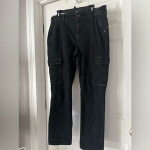 Slim fit black jeans